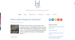 Desktop Screenshot of holdingtotruth.com