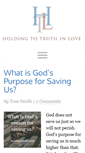 Mobile Screenshot of holdingtotruth.com